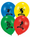 Harry Potter Houses Balloons - 11" Latex (6pk)