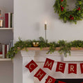 Pine Foliage Christmas Garland with Lights - 1.8m