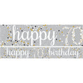 Happy 70th Birthday Celebration Paper Banners - 1m (3pk)