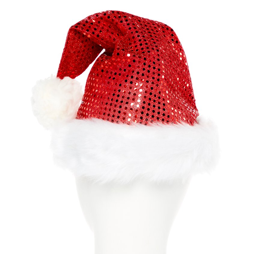 Sequin Santa Hat
