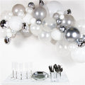 Silver Balloon Arch Garland DIY Kit - 66 Balloons