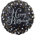 Happy Birthday Gold Sparkling Celebration Balloon - 18" Foil