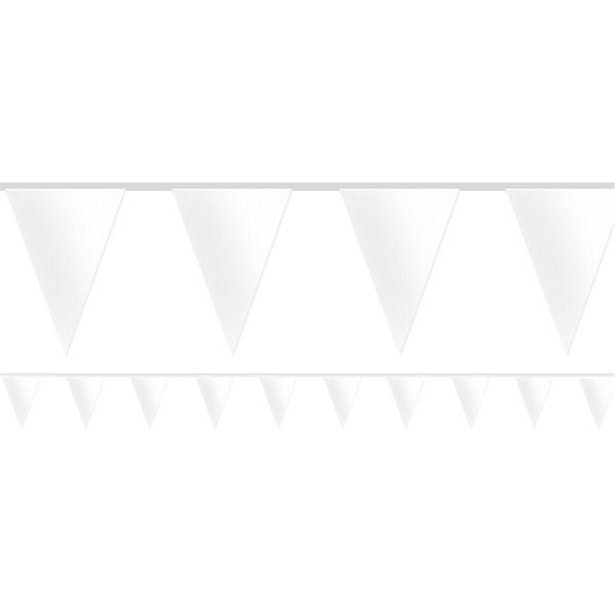 White Paper Bunting - 4.5m