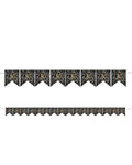 Gold 80th Paper Flag Bunting - 3.2m