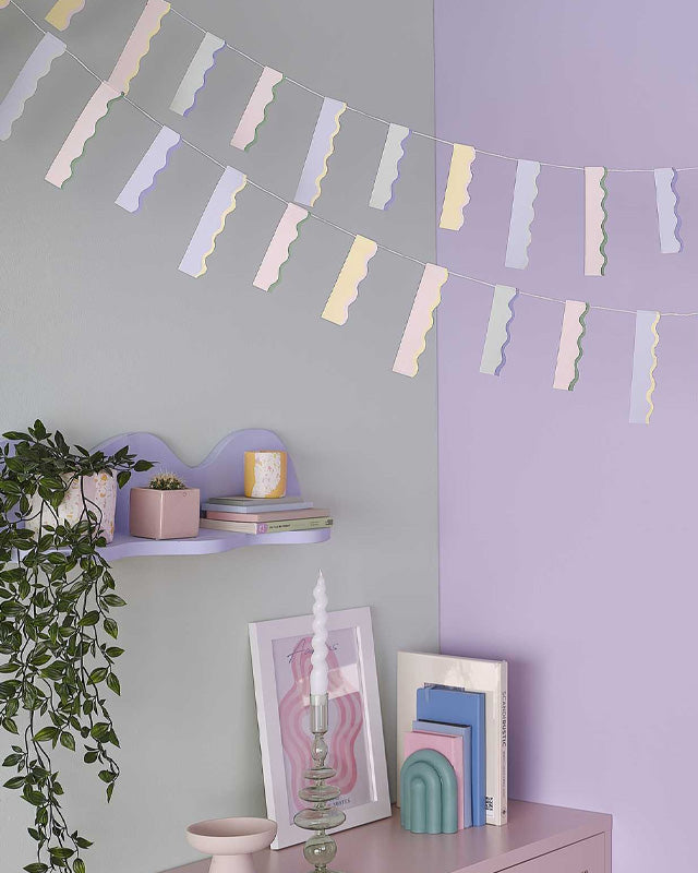 Pastel Wave Bunting - 5m