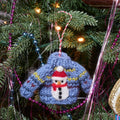 Felt Snowman Jumper Tree Decoration